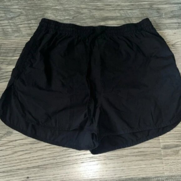 Madewell Black Athletic Shorts Lightweight Elastic Waist womens size medium - Picture 1 of 5